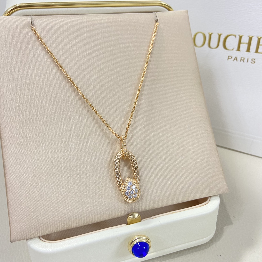 ¥108 宝诗龙项链 BSXLL0003-044镶钻水滴项链 