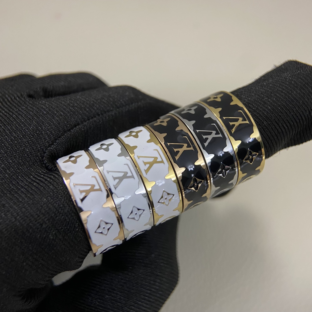 NO:688934,Lv ring new letter pattern enamel ring code number 5-11#, Lv ring, louis vuitton, ring19860909Lv戒指 新品字母花纹珐琅戒指 码号5-11#,Lv戒指,louis vuitton,ring,Jewelry