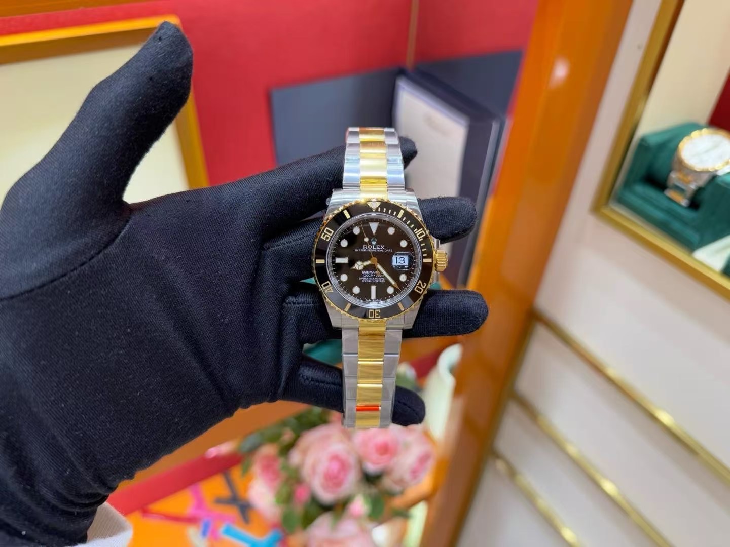 NO:392195,The strongest equipment for the new year of Rome Holidays, Jin Black Water Ghost 40mm 904L stainless steel, super long 72 hours of storage power From now on, smooth sailing, once and for all,19860909罗马假日新年最强装备 间金黑水鬼 40mm 904L精钢材质 超长72小时储存动力 从今往后 顺风顺水 一劳永逸,,Watch