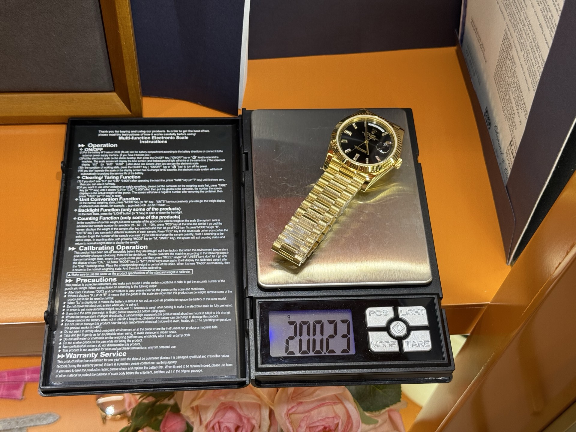 NO:384994,Keding QF Black Rock Candy V3 Ultimate Edition 18K Gold Bag Heavy Edition 200g Spot Real Shot No Filter,19860909客定QF黑冰糖v3终极版18K包金 配重版200g 现货实拍 无滤镜,,Watch