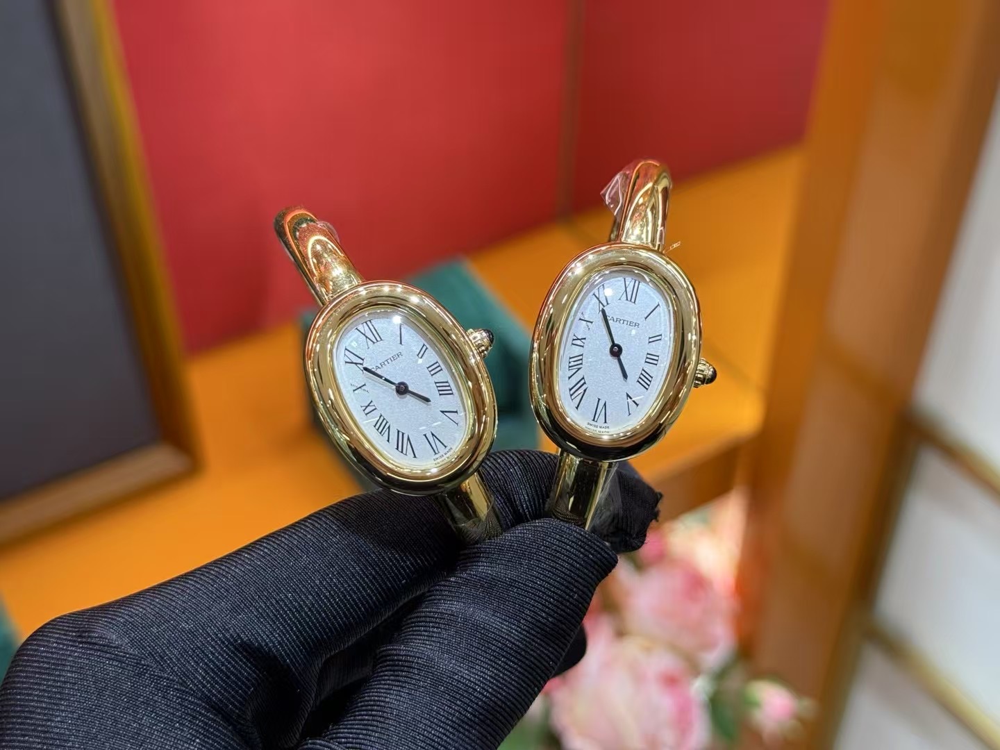 NO:617813,BBA Cartier rose gold small bathtub,cartier19860909BBA卡地亚玫瑰金小浴缸,,cartier,Watch