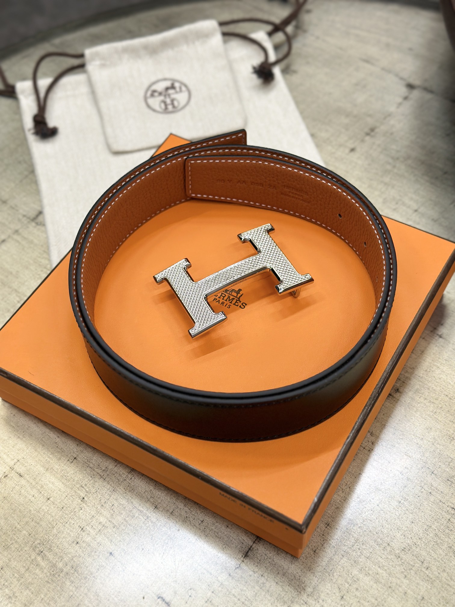 HBELTBUCKLE&REVERSIBLELEATHERSTRAMM
