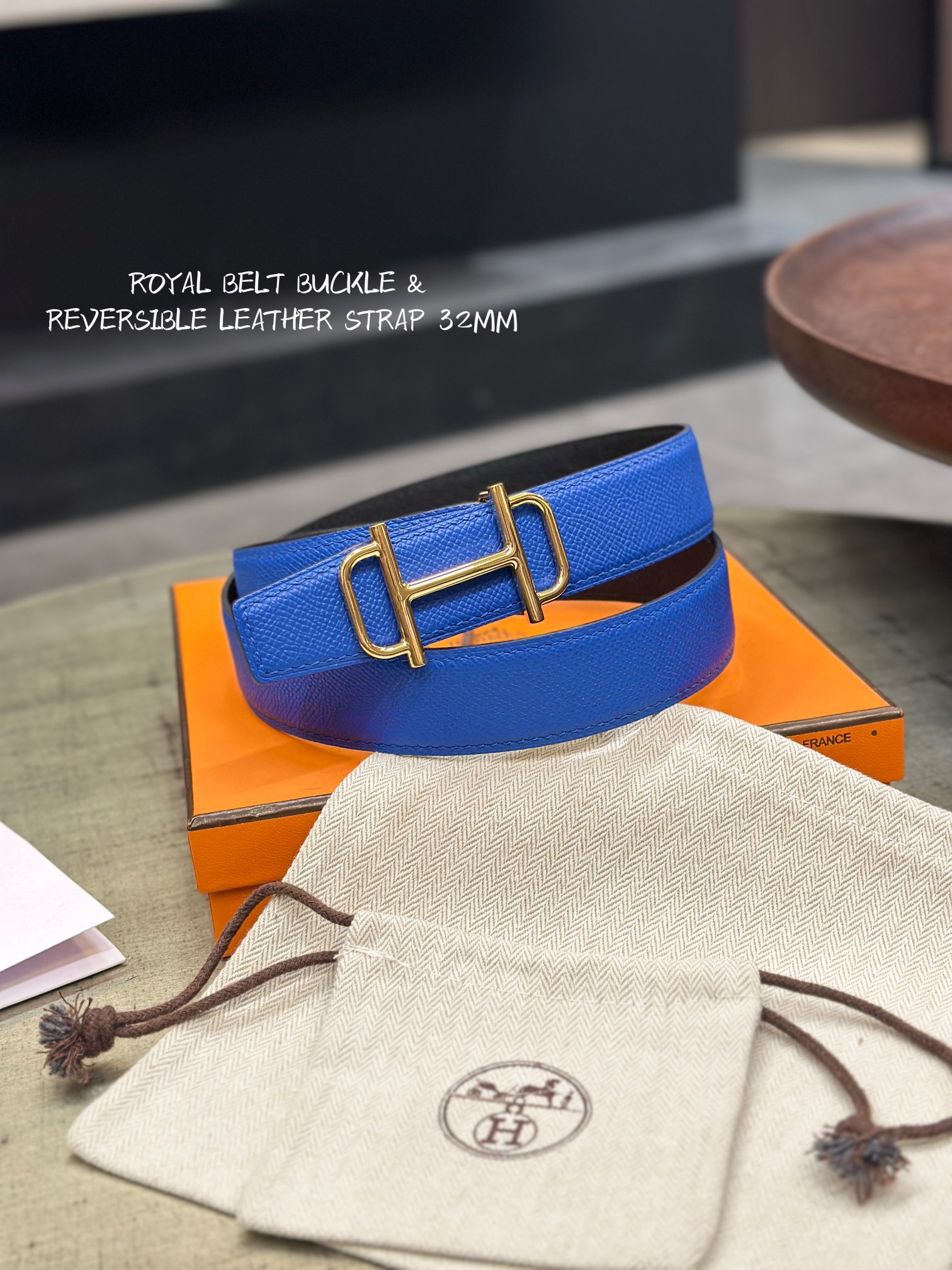 [Hermès Belts]Hermès button head can be detachable and flipped with double-sid