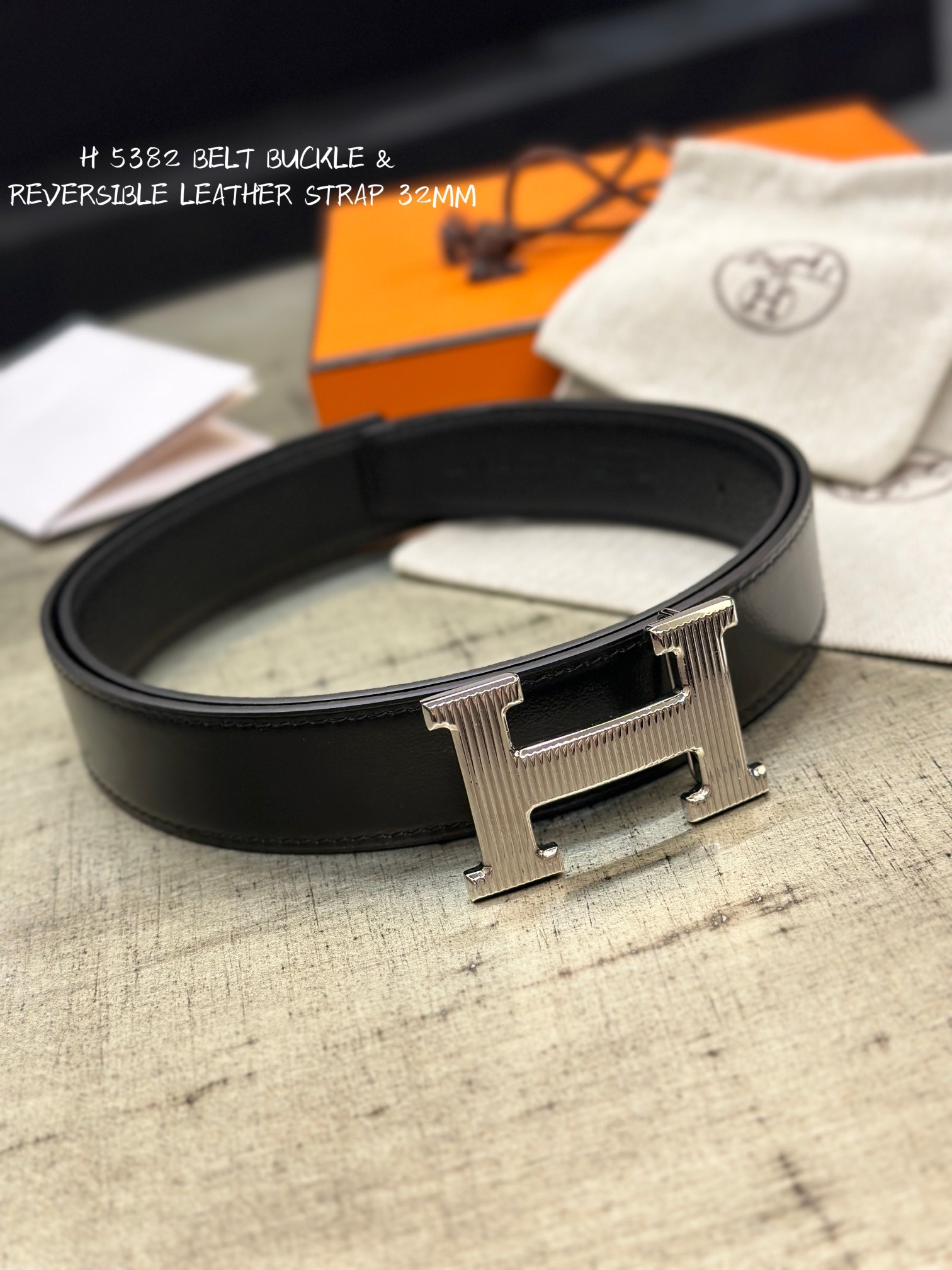 [Hermès Belts]Hermès button head can be detachable and flipped with double-sid