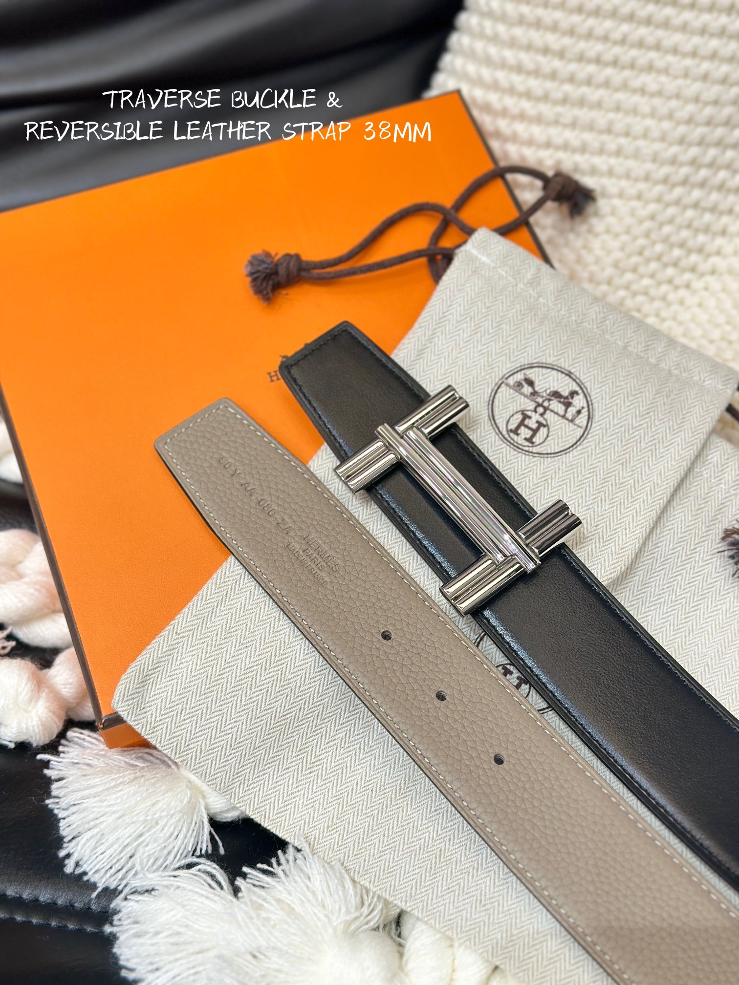 TRAVERSEBELTBUCKLE&REVERSIBLELEATHERSTRAMM