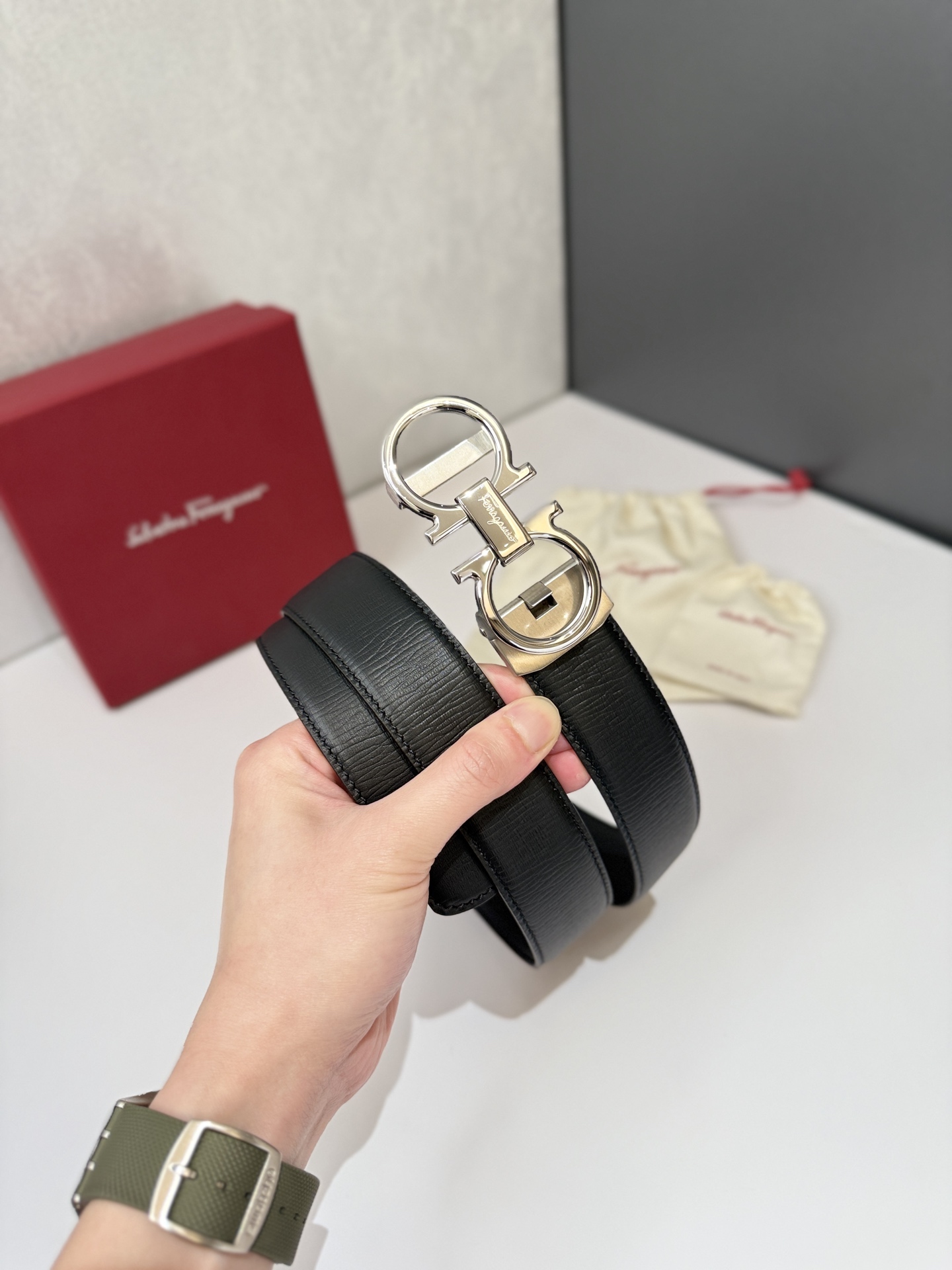 [Ferragamo Belts]Ferragamo high-quality customized cowhide products made of hi