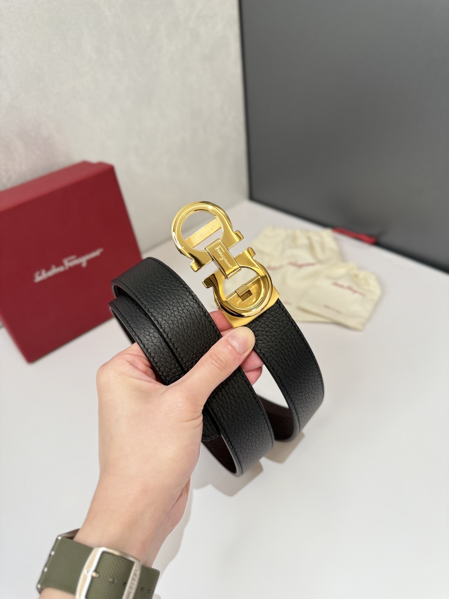 [Ferragamo Belts]Ferragamo high-quality customized cowhide products made of hi