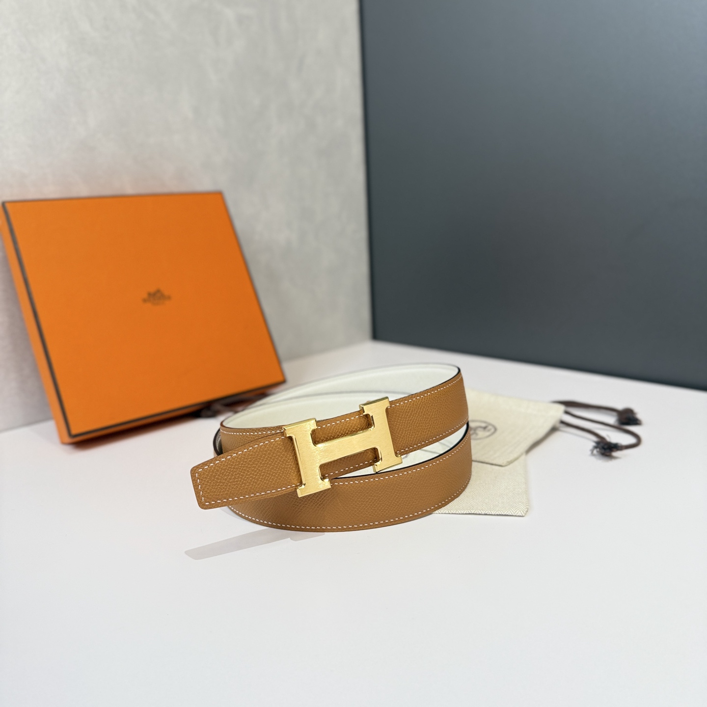 Hermes Men's Belt 32MM, Iconic H Buckle, Premium Leather, Business and Casual Style 2 i1740544377331 5987 0 0