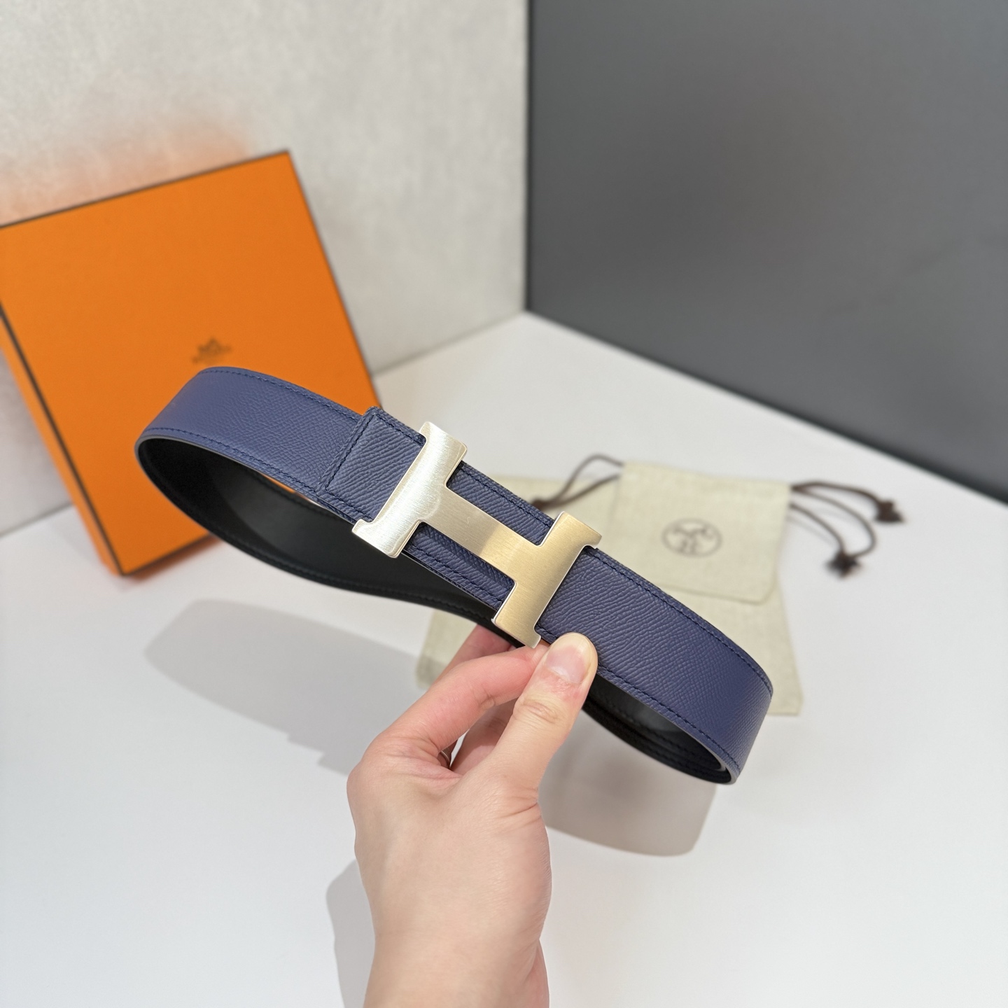 Hermes Men's Belt 38MM, Classic H Buckle, Premium Leather for Business & Casual 2 i1741064527159 4575 0 1