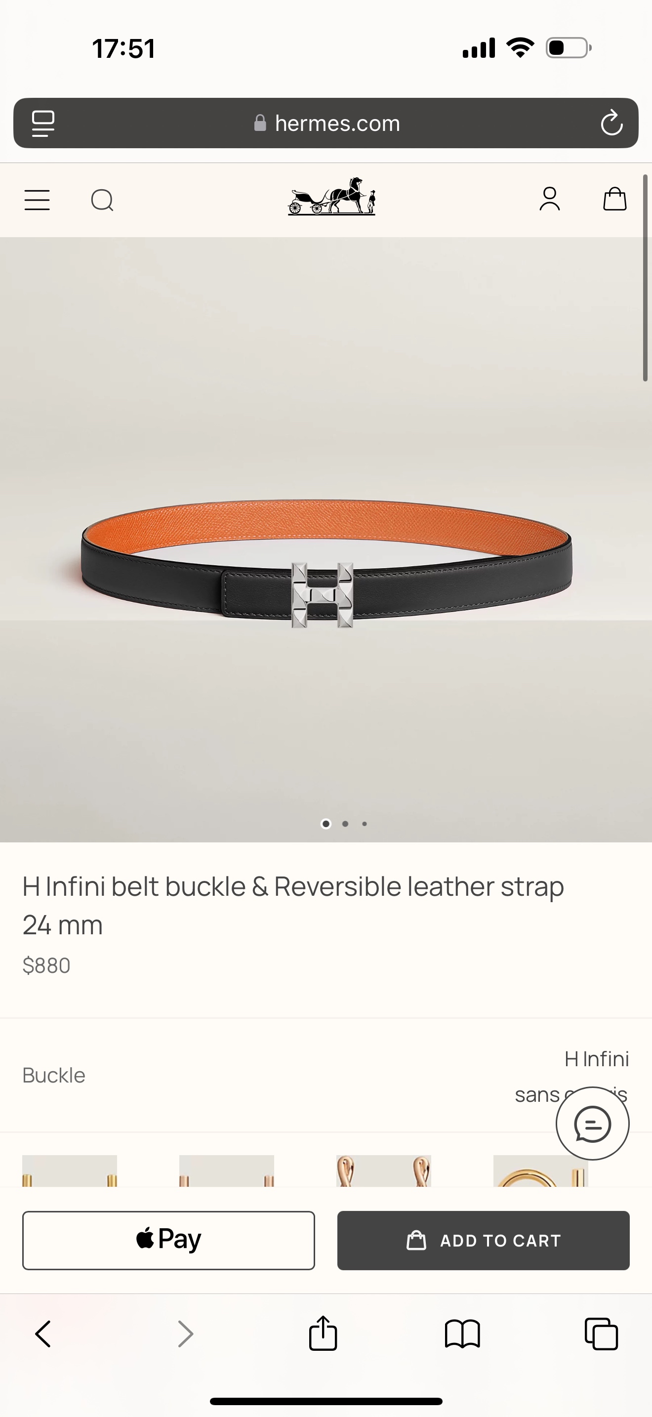 [Hermès Belts]Hermes original custom double-sided high-quality top-layer cowhi