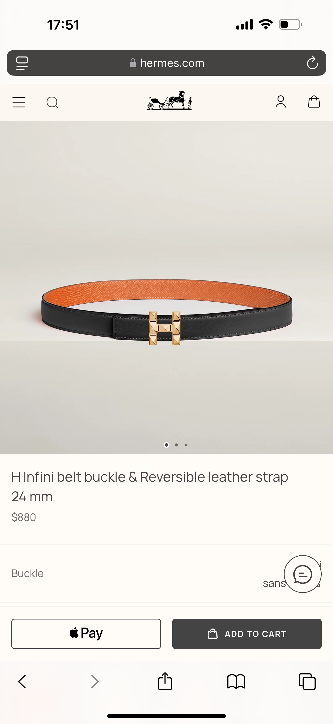 [Hermès Belts]Hermes original custom double-sided high-quality top-layer cowhi