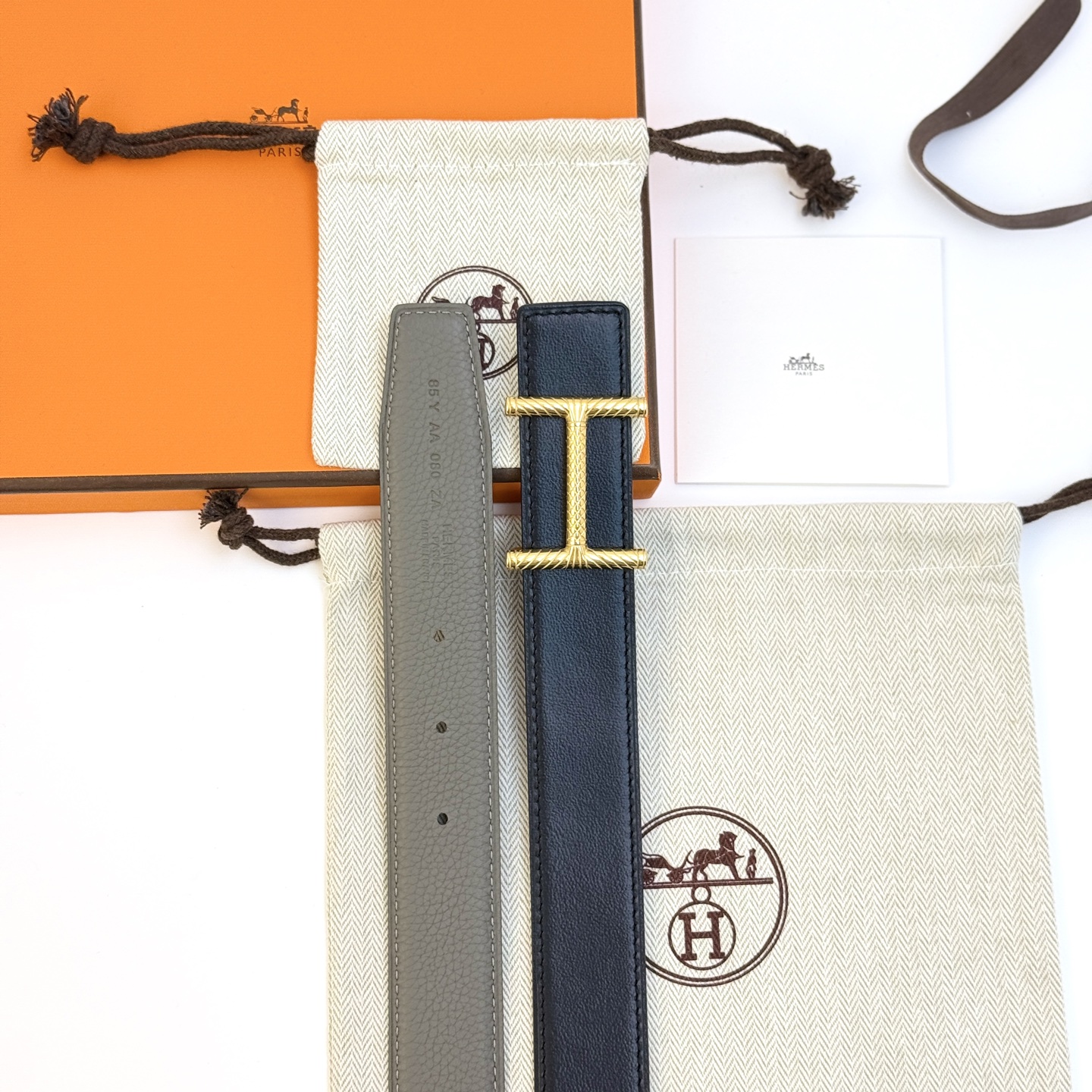 Hermes Togo 32MM H Buckle Reversible Leather Belt for Men 7 i1742705041360 6002 0 4