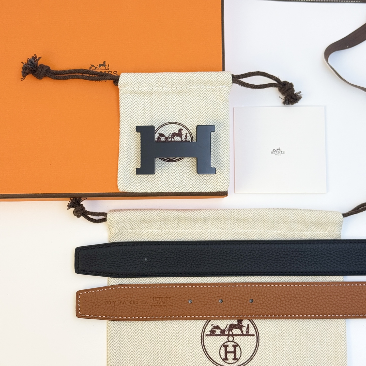 Hermès Constance Reversible Belt Kit 32mm with Palladium H Buckle 3 i1742723003131 4232 0 2