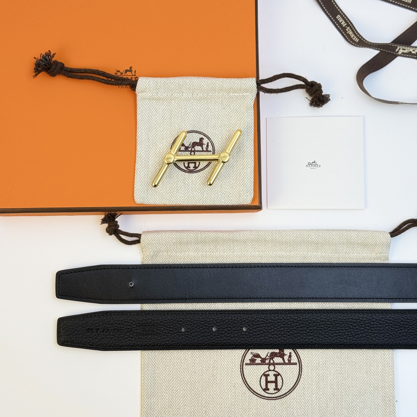 Hermes Swing Belt Togo 32mm - Gold Hardware, Black Leather, Classic Style 2 i1743042700800 2316 0 0