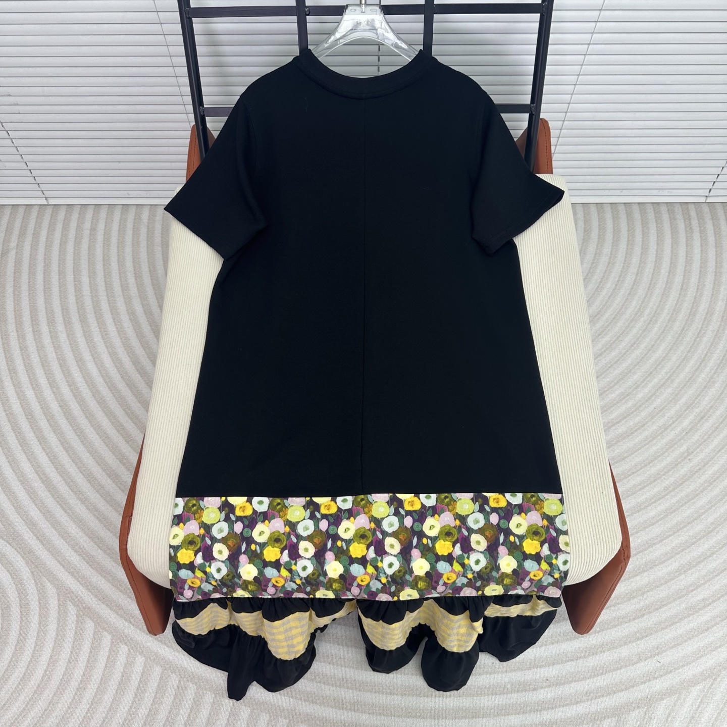 Elegant Patchwork Midi Dress - Comfortable, Stylish, and Wrinkle-Resistant 7 i1747480185902 828 0 5