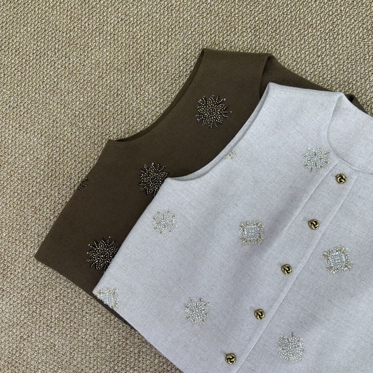 Elegant Beaded Vest - Classic Chanel Style, Soft Knit, Perfect for Layering 4 i1756302396734 7909 0 2