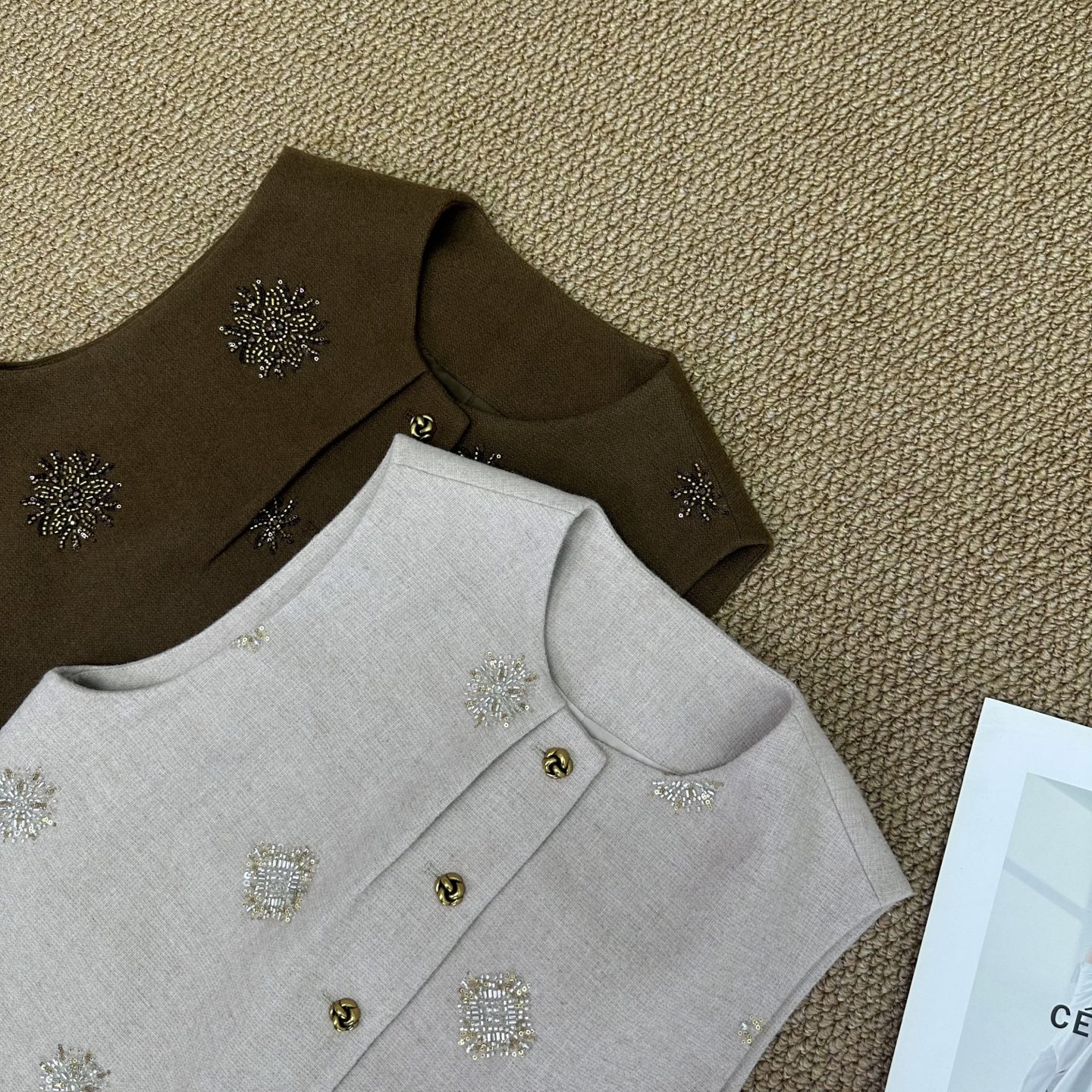 Elegant Beaded Vest - Classic Chanel Style, Soft Knit, Perfect for Layering 3 i1756302396779 80 0 1
