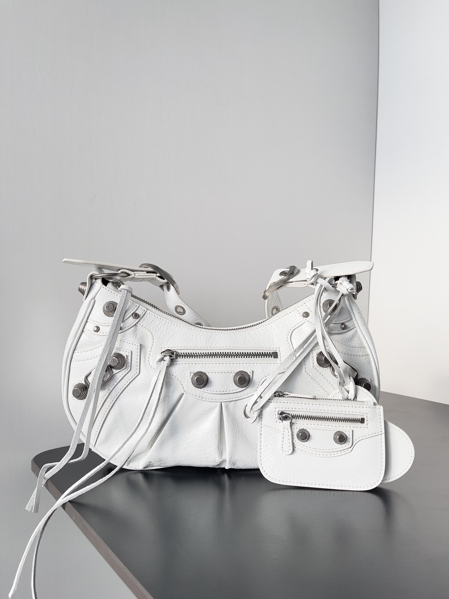 Double 11750 Balenciaga Le Cagole series handbagsImported cowhide leather