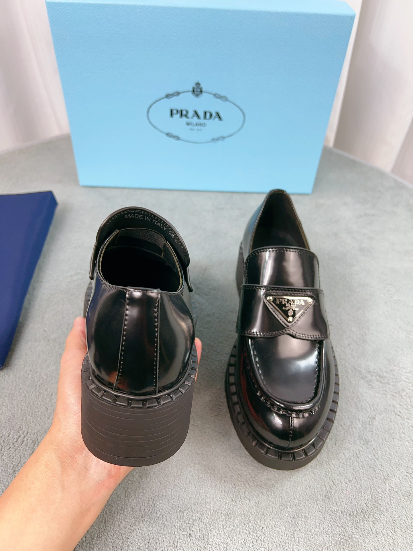 普拉达 Prada 经典高奢皮鞋鞋履高跟鞋 #DBB8100E 8