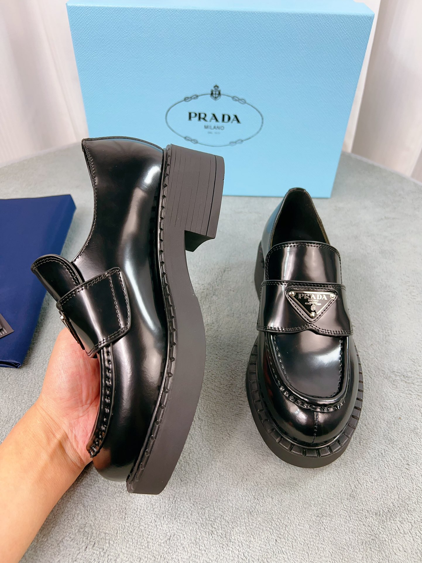普拉达 Prada 经典高奢皮鞋鞋履高跟鞋 #DBB8100E 6