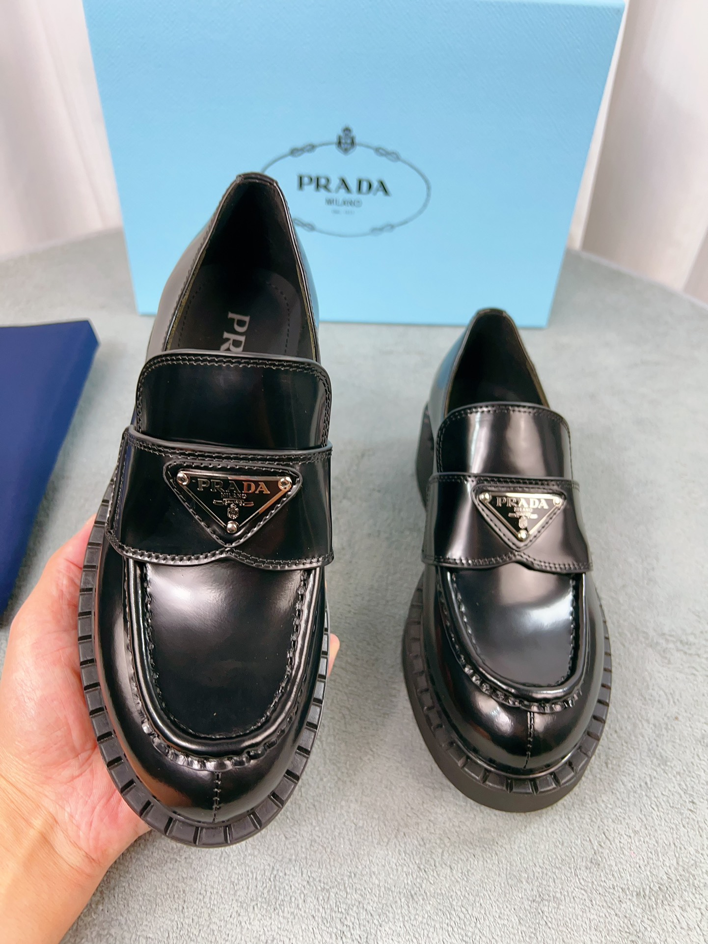 普拉达 Prada 经典高奢皮鞋鞋履高跟鞋 #DBB8100E 5