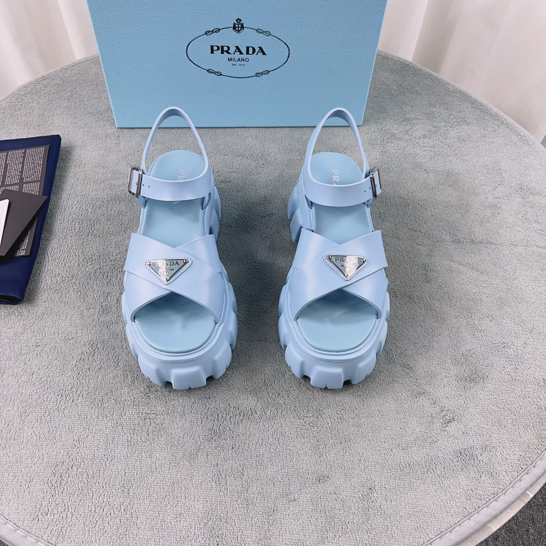 Prada Shoes Sandals Weave Rubber Spring/Summer Collection Vintage Beach