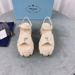 AAA+ Replica
 Prada Shoes Sandals Weave Rubber Spring/Summer Collection Vintage Beach