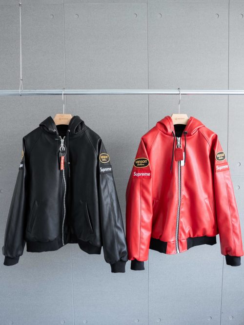 Supreme x Vanson Leathers FW24 Hooded Leather Jacket - Limited Edition 1 Supreme x Vanson Leathers FW24 Hooded Leather Jacket - Limited Edition