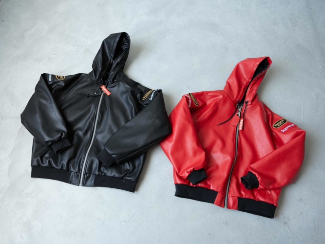 Supreme x Vanson Leathers FW24 Hooded Leather Jacket - Limited Edition 1 Supreme x Vanson Leathers FW24 Hooded Leather Jacket - Limited Edition
