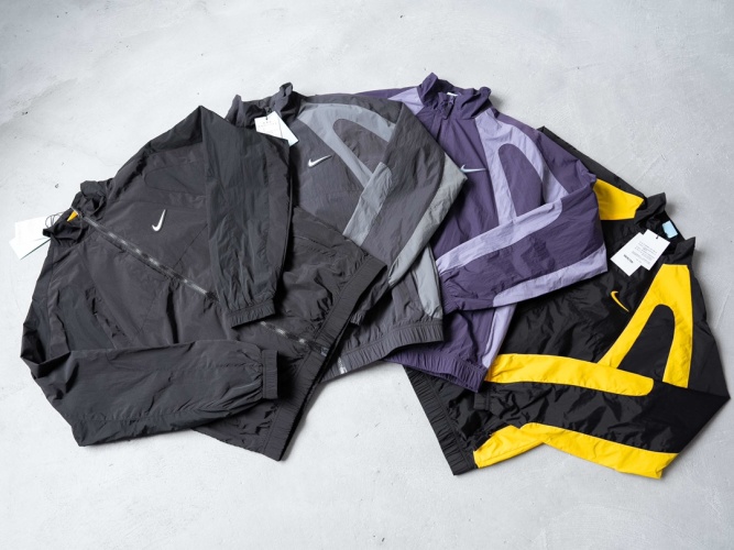 Nike X Drake NOCTA Woven Jacket - Color Block Windbreaker - Unisex Style 1 Nike X Drake NOCTA Woven Jacket - Color Block Windbreaker - Unisex Style
