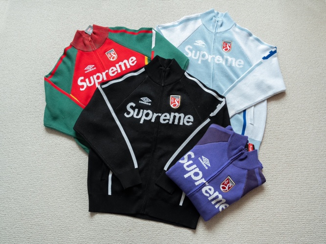 Supreme X Umbro Zip Up Sweater Knitwear Jacket Unisex, Fashion-Forward Streetwear 1 Supreme X Umbro Zip Up Sweater Knitwear Jacket Unisex, Fashion-Forward Streetwear