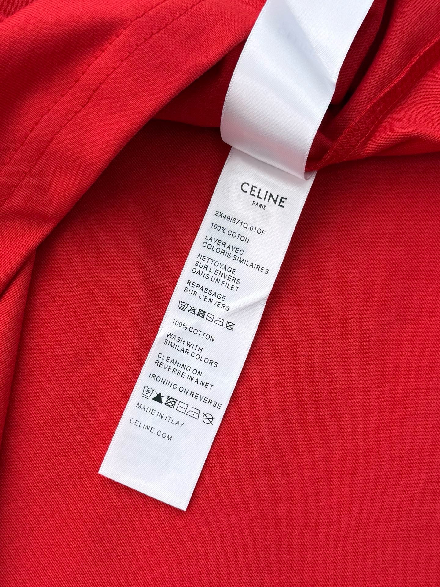 셀린느 여성 반팔 142728 Celine T Shirt 상세 이미지 9