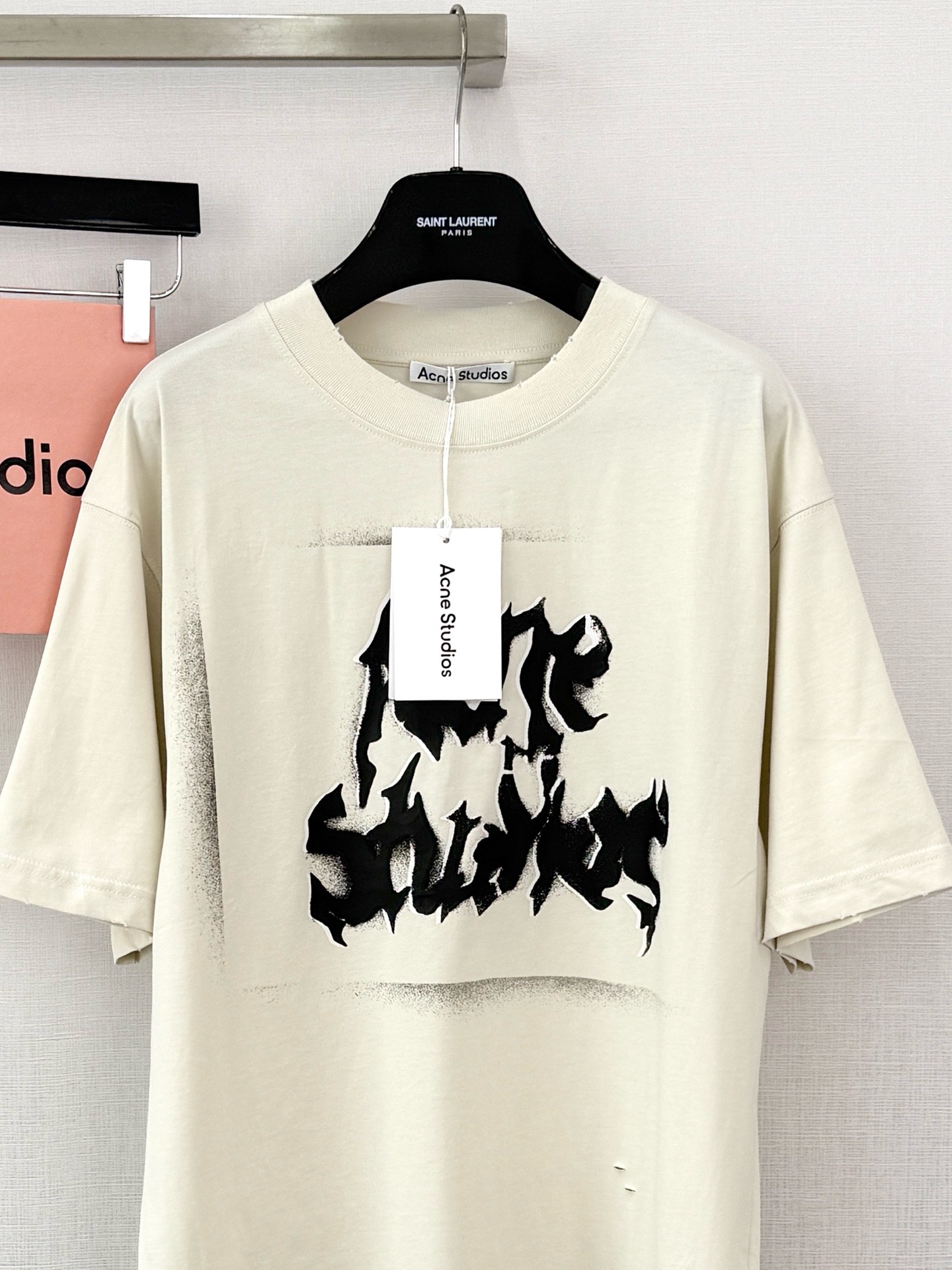 아크네스튜디오 여성 반팔 142720 Acne Studios T Shirt 상세 이미지 3