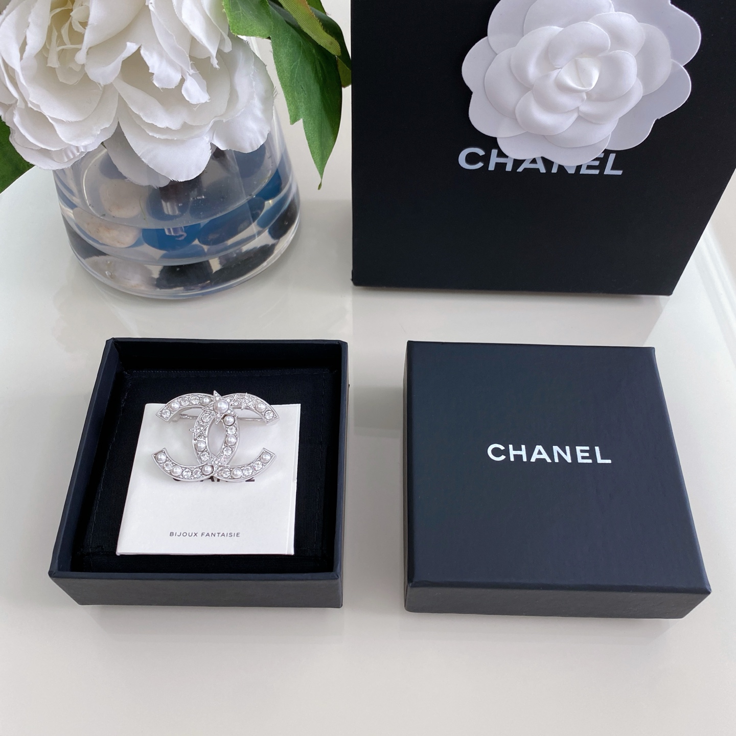 260203【Nuestra producción】Gran cantidad, consulta a atención al cliente❗️ 【Perfume, broche de doble C con estrellas lle…