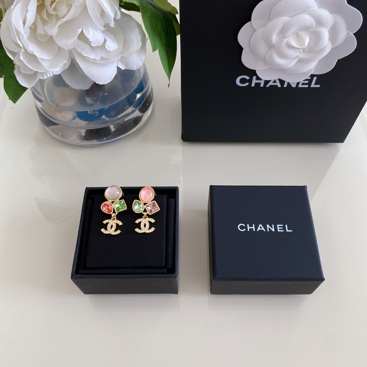 260379【Nuestro producto】Código 6600! ¡La serie de éxito🔥 finalmente vuelve😍😍【Pendientes asimétricos de doble C de cu…