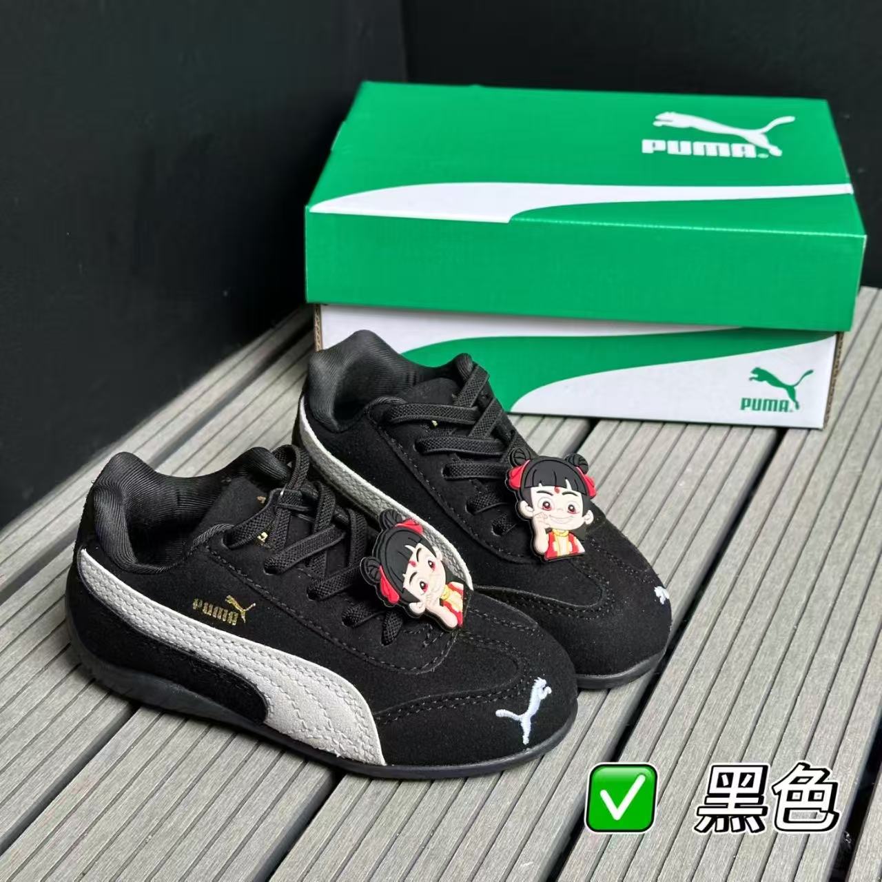 图片[8]-彪马 超好看的皮面，松紧带设计简约又大方♥ 优质皮革鞋面非常好打理，防风耐脏第一名🥇，扇形弹力鞋带一脚套穿脱超便捷👍22-37码-选品中心