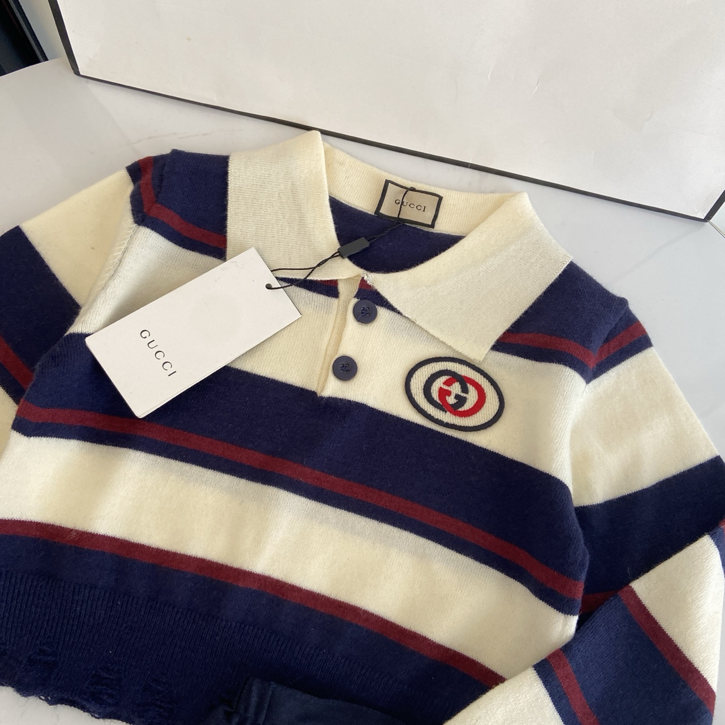 Girl’s Lougou Embroidered Knit Sweater Set: Comfortable and Stylish in Various Sizes - 图片 5