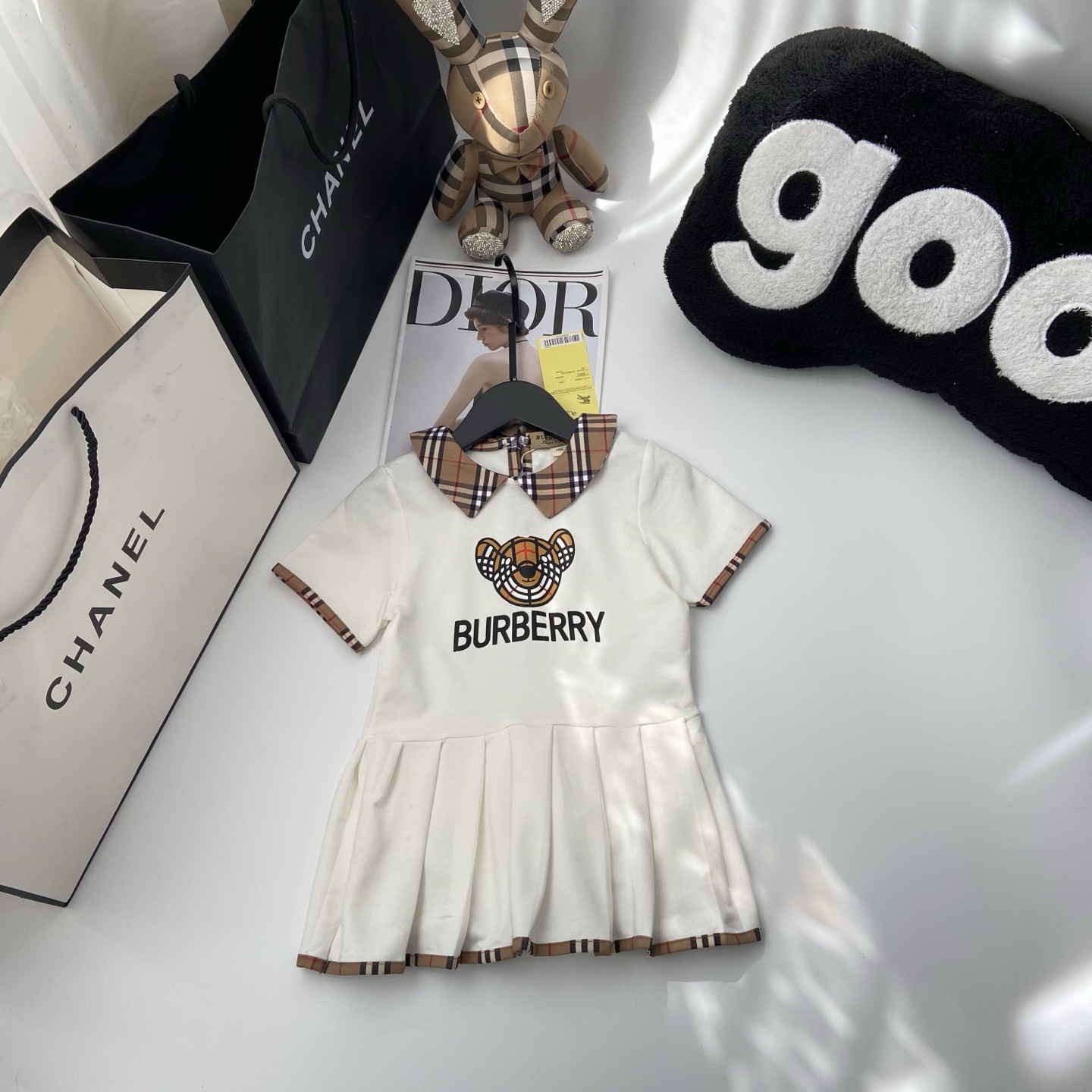 【Vestido@105】 【Conjunto@105】Wushao Fotografía exclusiva💗Fotografía exclusiva💗Burberry/burberry Conjunto de hermanos d…