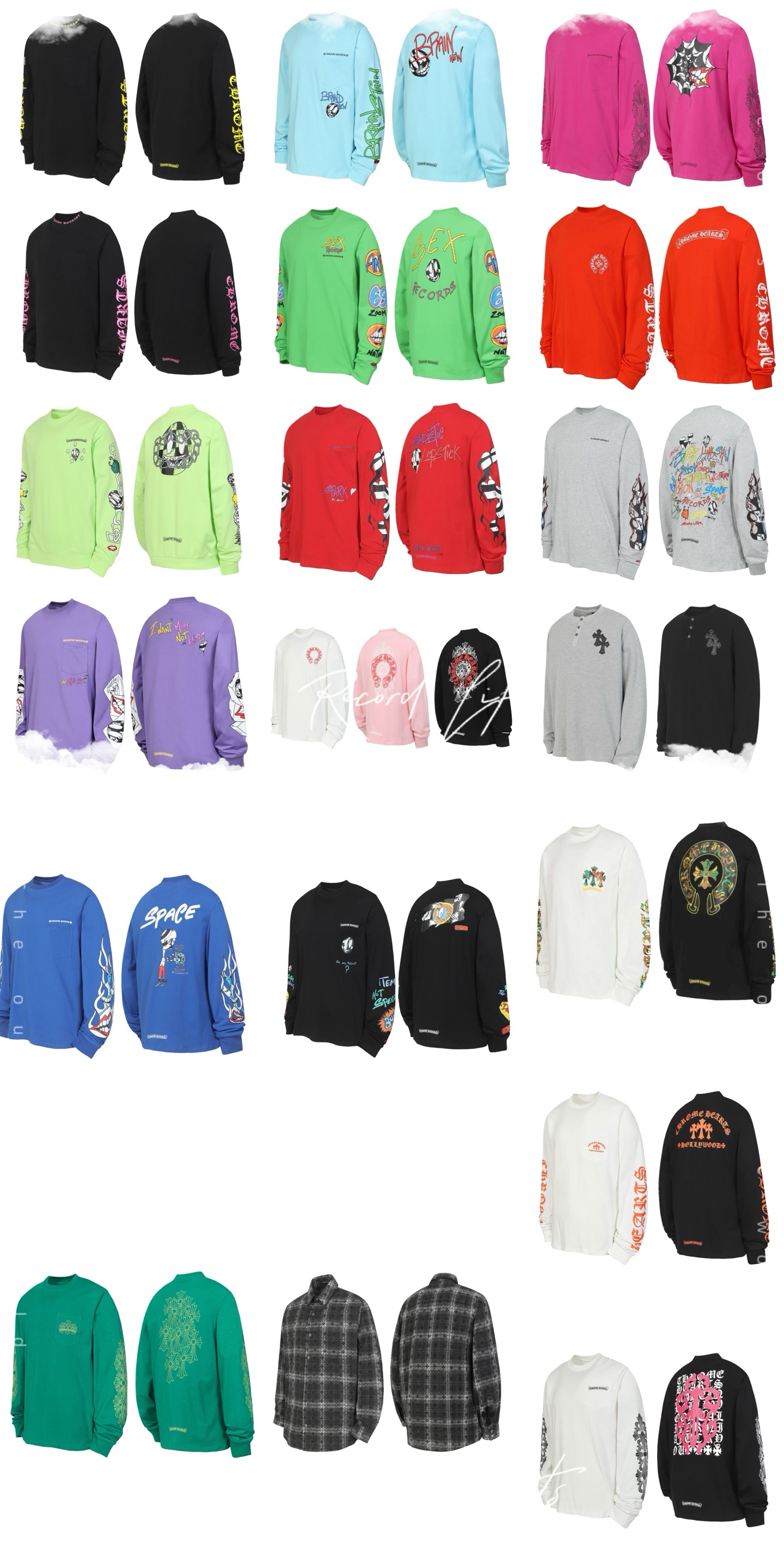 크롬하츠 남성 긴팔 107596 Chrome Hearts Long Sleeve