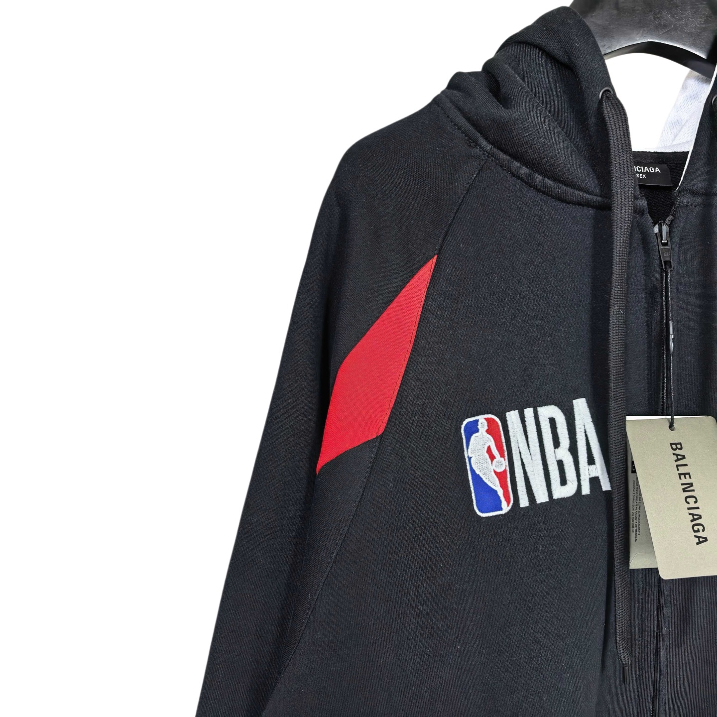 발렌시아가 NBA 콜라보 오버사이즈 지퍼 남성 후드 99285 이미지 6