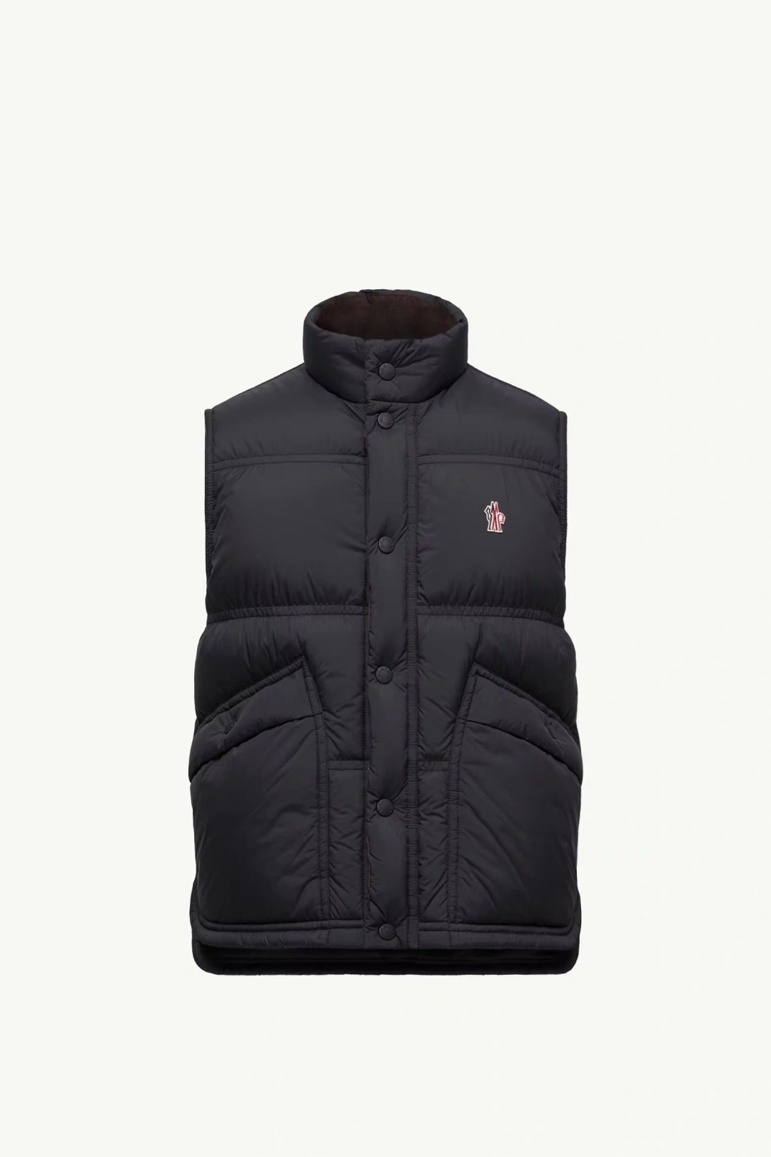 Moncler Grenoble高端黑标滑雪系列Aul厚款立领毛绒内里羽绒马甲.官网“C位”爆款推送.