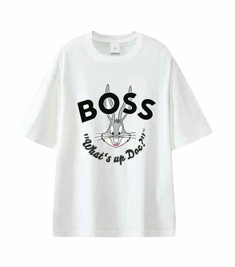 BOSS x Bugs Bunny T-Shirt - "What's Up Doc?" Graphic Print Unisex Tee 2 a1730015074349 0365