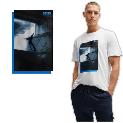 BOSS x Bugs Bunny T-Shirt - "What's Up Doc?" Graphic Print Unisex Tee 7 a1730015074354 7844