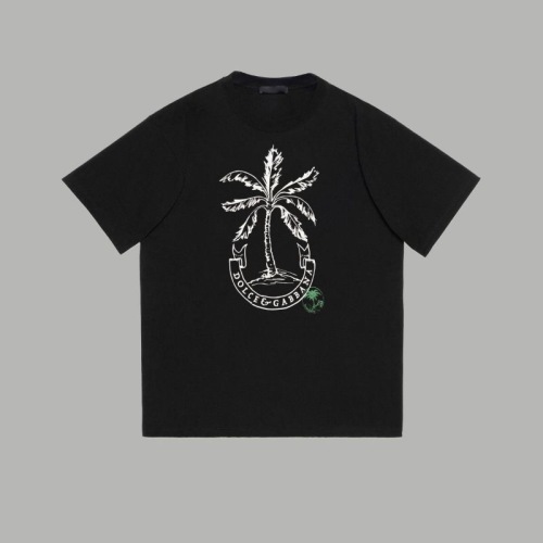Dolce & Gabbana Black Palm Tree Logo T-Shirt, Unisex Style, S-5XL Sizes 1 Dolce & Gabbana Black Palm Tree Logo T-Shirt, Unisex Style, S-5XL Sizes