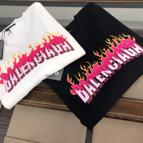 Balenciaga Flame Logo Cotton Sweatshirt | Unisex Design, Multiple Colors 1 Balenciaga Flame Logo Cotton Sweatshirt | Unisex Design, Multiple Colors