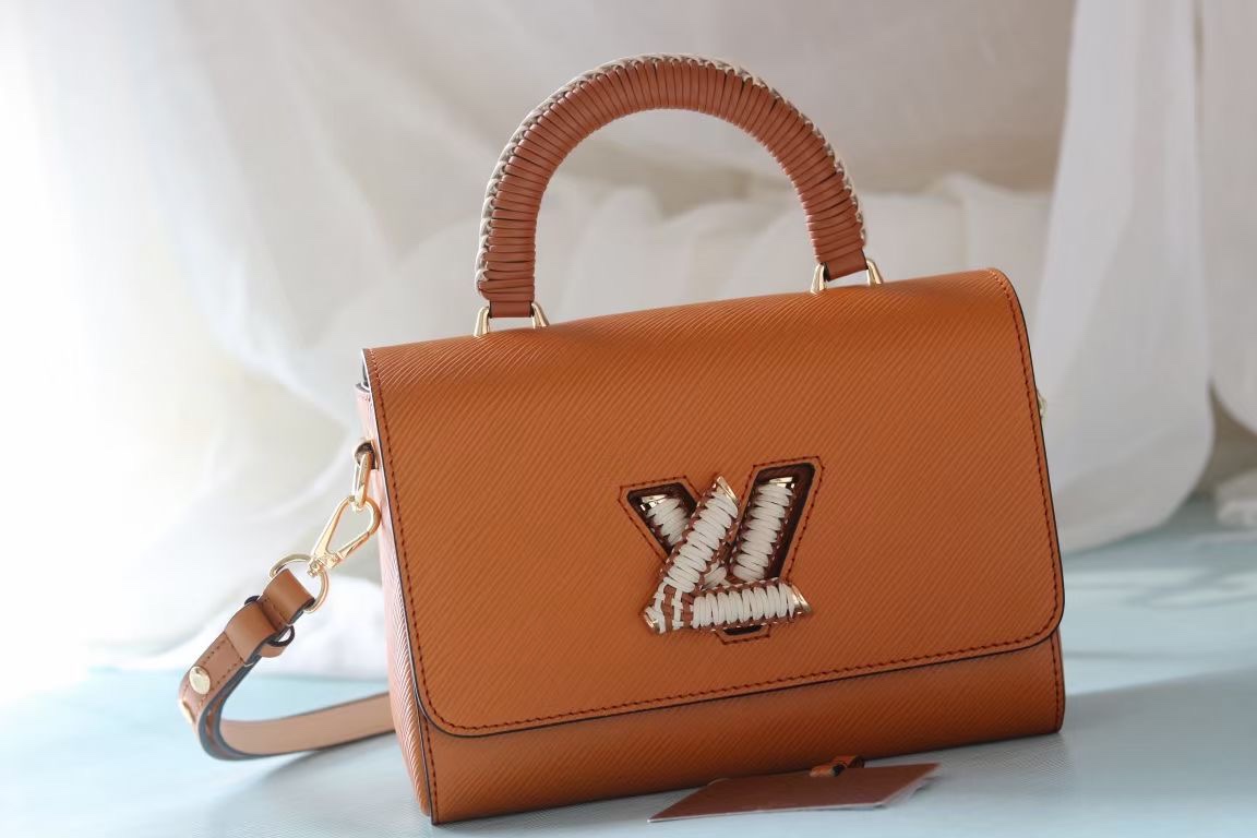 Louis Vuitton Bags Handbags Rose Weave Epi Cowhide LV Twist