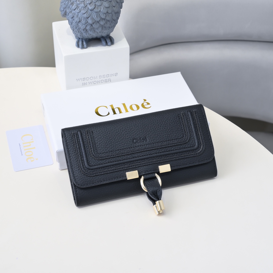 “Chloe Marcie Purse: Retro-Gold Style, High Quality, Size 19*10, 2501” - 图片 2