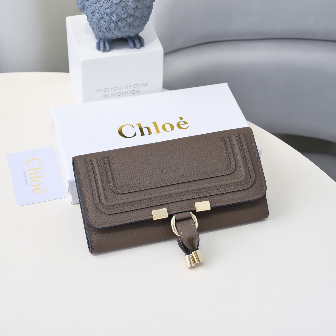 “Chloe Marcie Purse: Retro-Gold Style, High Quality, Size 19*10, 2501” - 图片 6