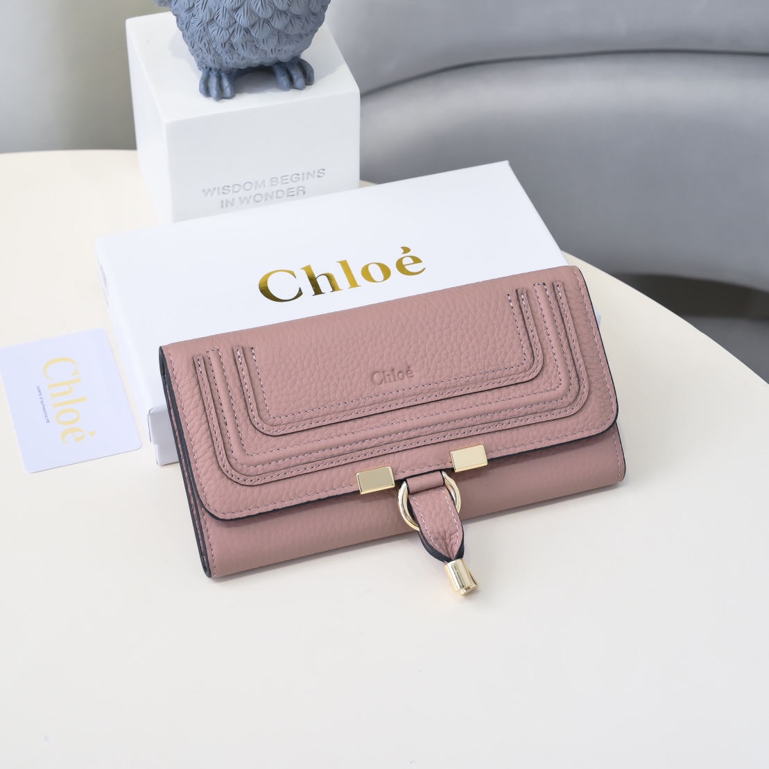 “Chloe Marcie Purse: Retro-Gold Style, High Quality, Size 19*10, 2501” - 图片 4