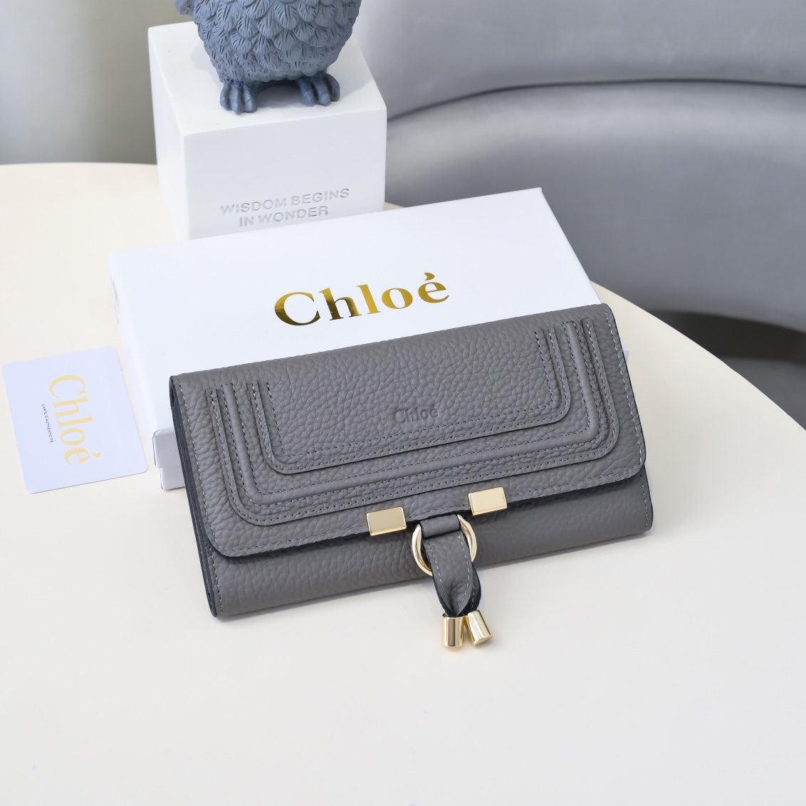 “Chloe Marcie Purse: Retro-Gold Style, High Quality, Size 19*10, 2501” - 图片 5